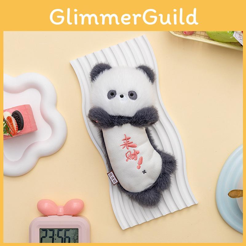 Almofada de Pelúcia de Pulso com Design Fofo de Desenho Animado Panda Vaca Porco Para Trabalho e Jogos