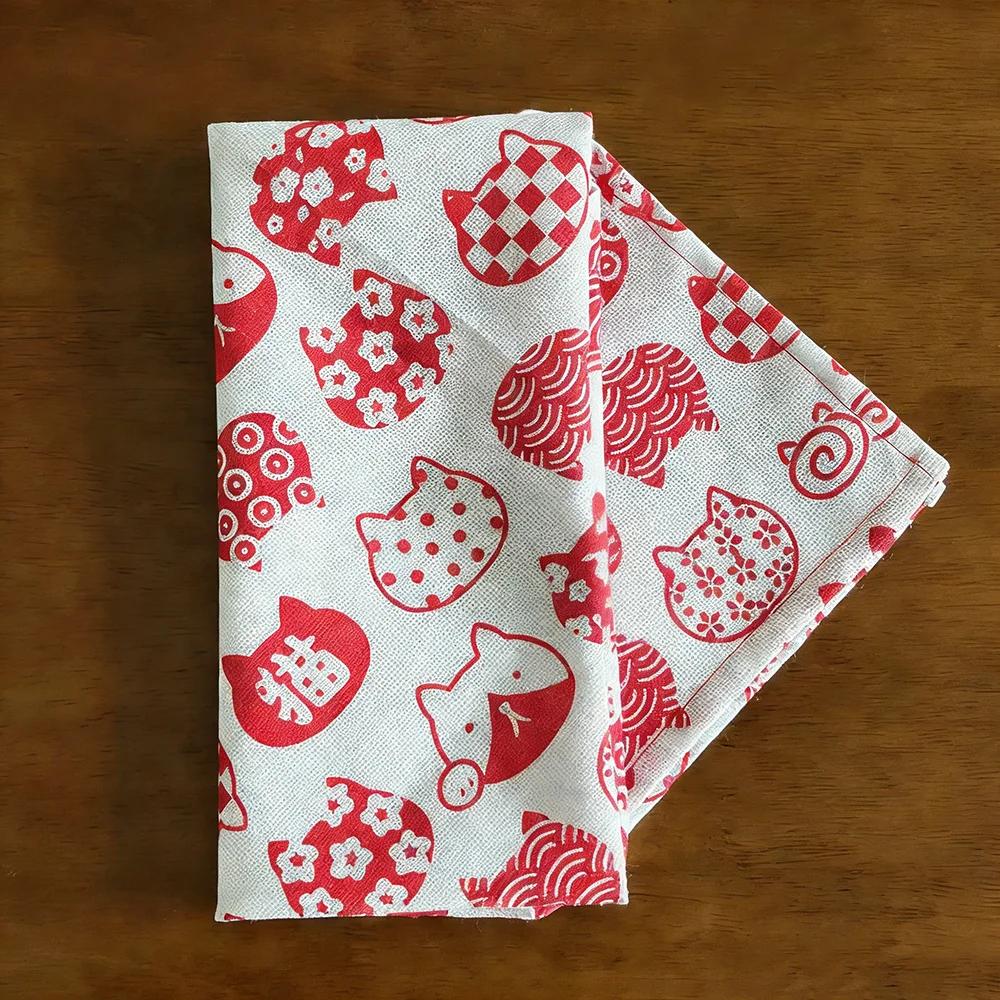 Japanese Furoshiki Wrapping Cloth, Multi-purpose Bento & Gift Wrap for Wedding, New Year and Festival Gift Packaging