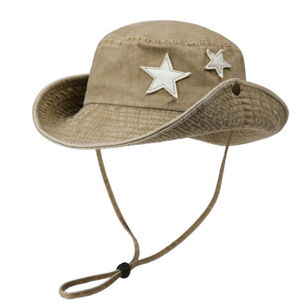 

Windproof Western Cowboy Hats Wide Brim Sun Hats New Vintage Washed Denim Hat Summer Travel