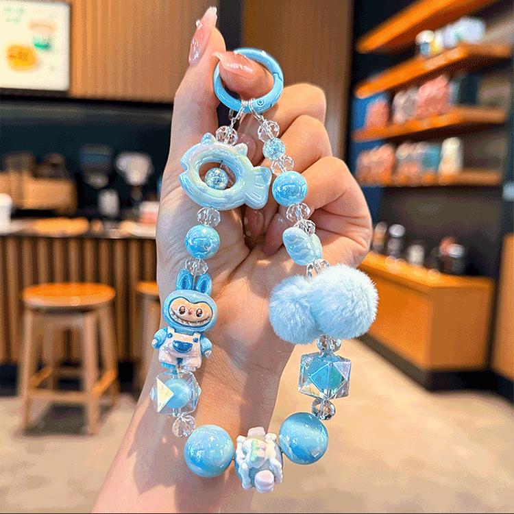 Labu Trendy Mobile Phone Chain DIY Bead String Phone Case Hanging Rope Girlfriend Friend Gift Bag Pendant