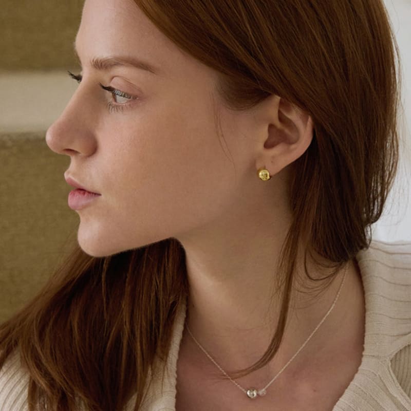 PAIGEFLYNN JEWELRY [925 Silver] Bubble Dew Dou Necklace