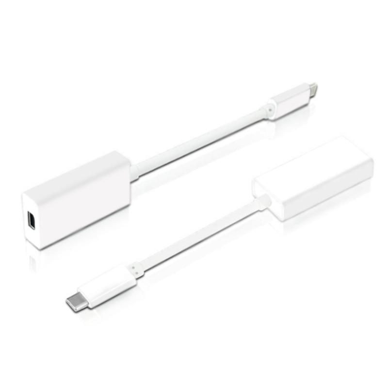 Type C To Mini  Converter For Video Transmission For USB C Laptops And Displays Data Cord Power Connector