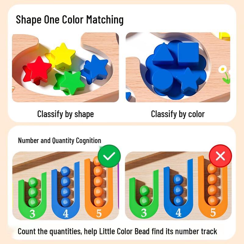 Little Naughty Pea Magnetic Maze Toy