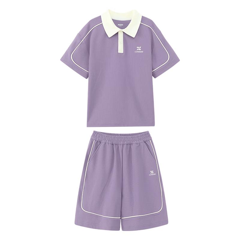 Zuoxi Boys  Refreshing Polo Short Sleeve Set 130