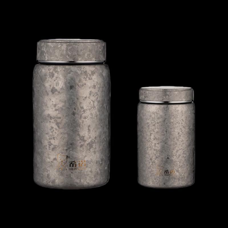 Heenoor Pure Titanium Tea Storage Jar Set