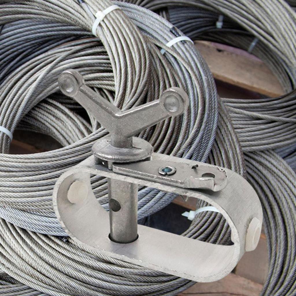 Electric Fence Wire Strainer Inline Tensioner Sturdy Steel Versatile for Livestock Enclosures