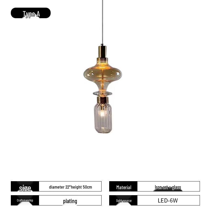 Modern European Glass Chandelier for Restaurant, Bedroom, or Stairwell
