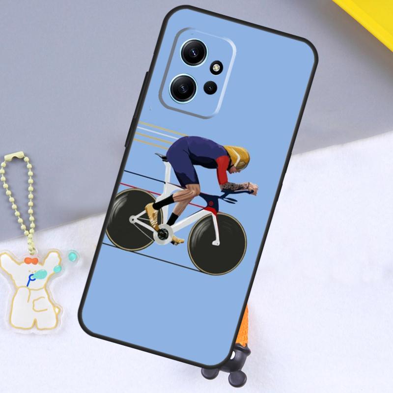 Mountain Bike Cycling Case For Xiaomi Redmi Note 14 13 9 10 11 12 15 Pro Plus Cover For Redmi 15 C 13C 12C 10C 14C