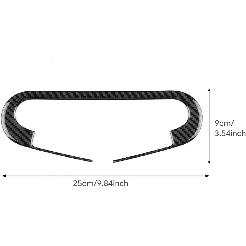 Real Carbon Fiber for MINI 2024 Cooper U25 Countryman F65 F66 F67 Coopers, Gear Center Shift Console Covers Stickers Panel, Interior Button Frame