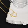 Dreamtimes Multiple Heart Necklace Personalized Name Hearts Necklace Custom Family Name Necklace with Heart Kids Name Necklace