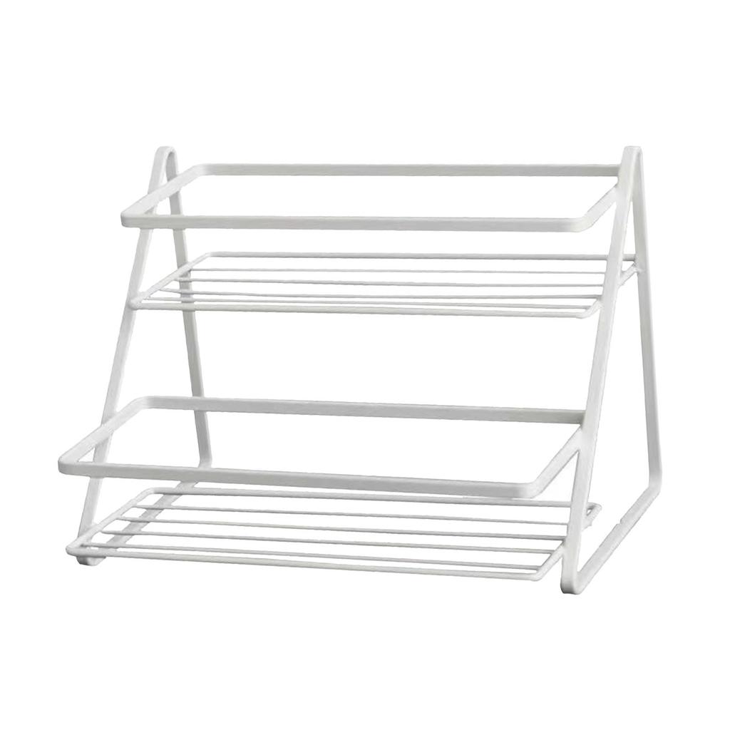 Úložný stojan na kuchyňskou linku, multifunkční, 2 úrovně, úsporný, na koření, toaletní potřeby, make-up