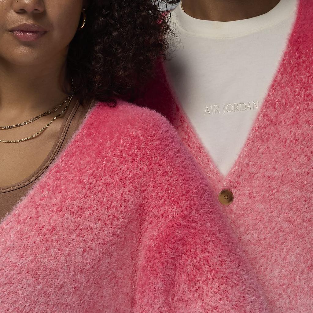 Air Jordan Cardigan Aster Pink Unisex Tops FV7426-629