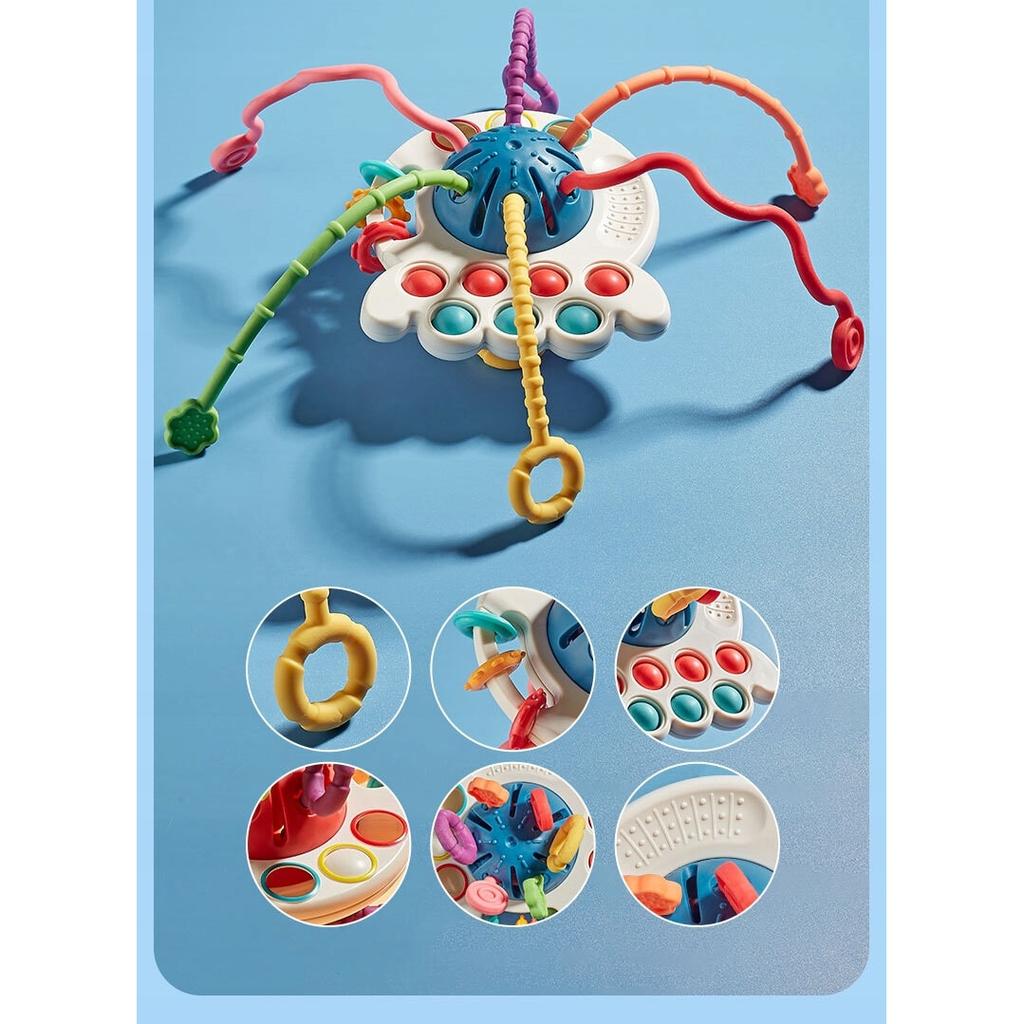 Montessori Sensory Toy Set 2-Pack, Multicolor Sensory Toys for Toddlers, 12x14x7cm Early Learning Educational Toys