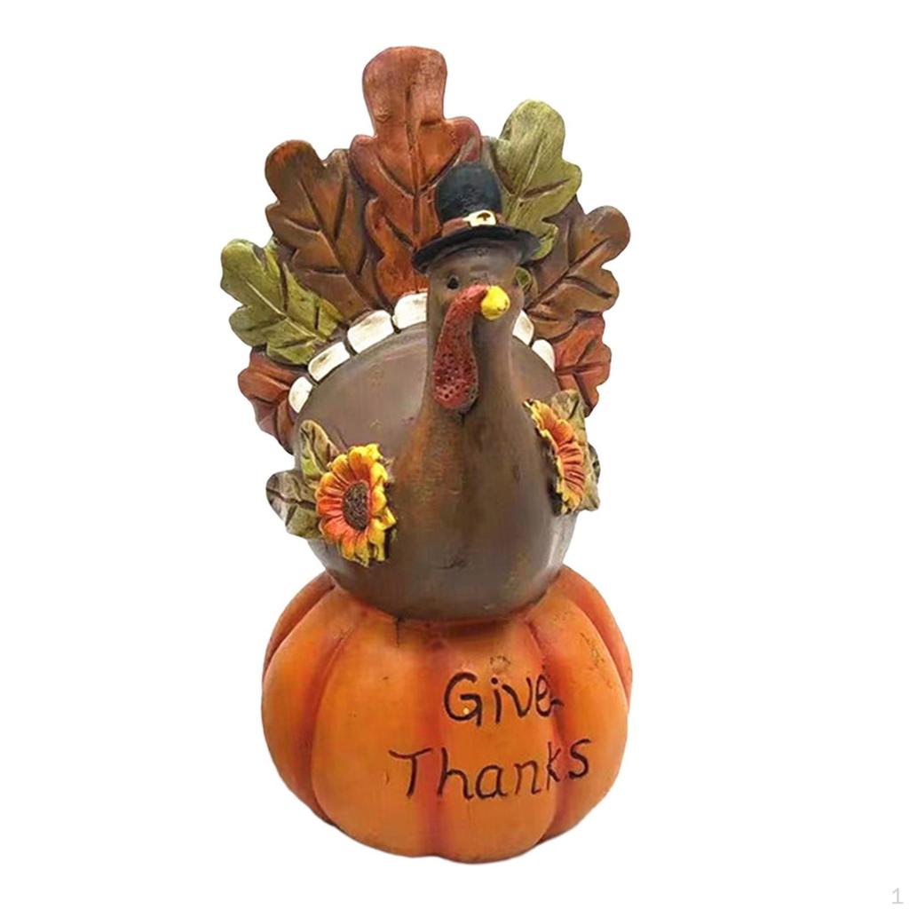 Pumpkin Turkey Tabletop Decoration for Home And Party