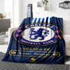 Chelsea Fc Football Player Customize Your Name Blanket Lightweight Customizable Blanket Soft Warm Cozy for Livingroom Office Seaside Bedding