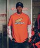 PHYPS MOTORCYCLE [Archive Line] Wing Logo Short Sleeve_Red