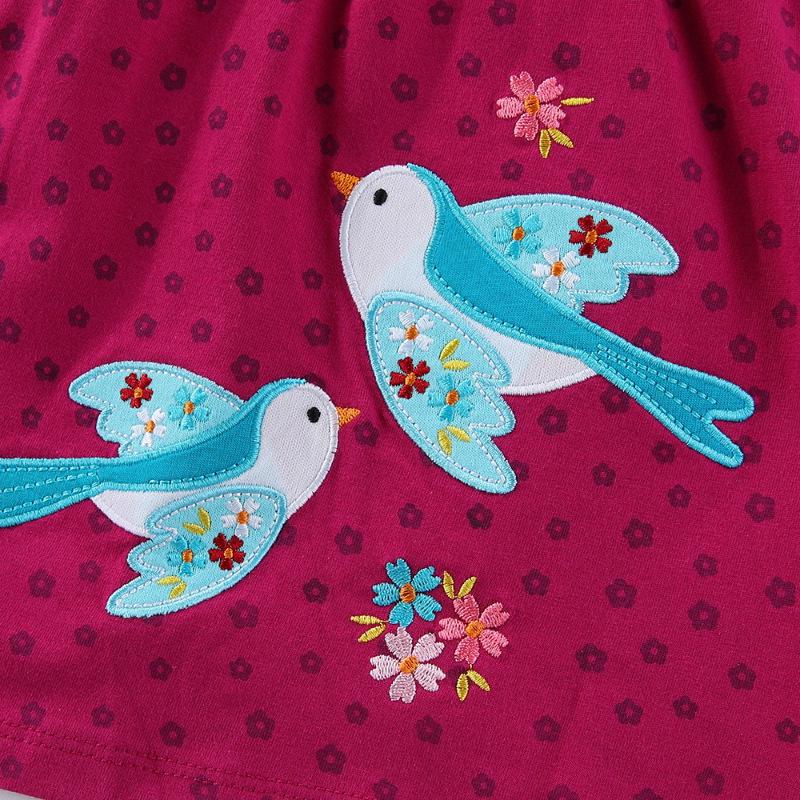Robe d'été mignonne style européen à manches courtes pour tout-petits et filles - Nouveautés