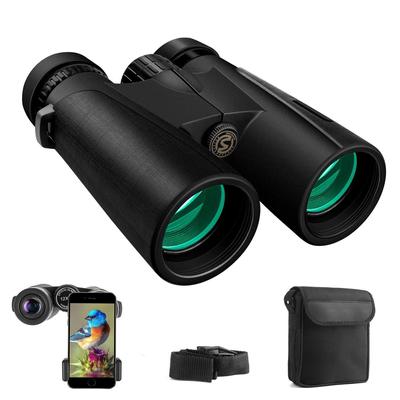 New 12X42 Binoculars+HD High Power Low Light Level Night Vision Outdoor Hand-held Telescope
