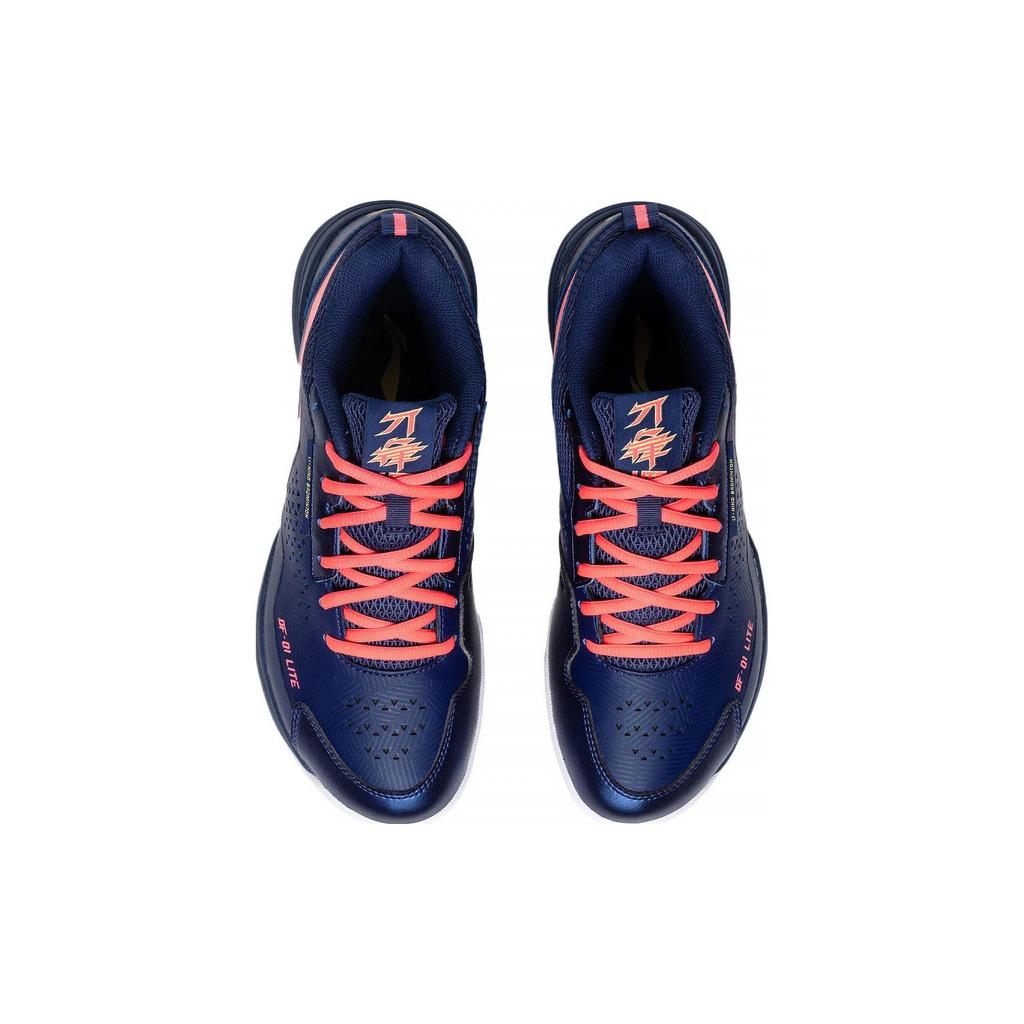 Li Ning Blade LITE Blade Lite Fabric Cushioning Slip Resistant Abrasion Resistant Low top Badminton Shoes Unisex AYZT005-2