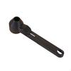Sliding Coffee Spoon Large Capacity Long Handle Easy To Use Kitchen Tool Black