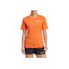 Adidas Climacool Fashion Comfortable Soft Casual Short Sleeve Regular T-Shirt Women Tops Semi-Transparent-Orange JN5322