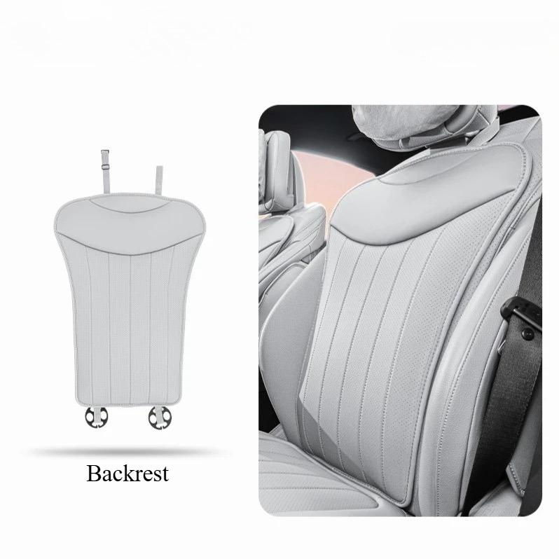 2025 Universal Car Seat Cushion Premium Breathable Perforated Design Four Seasons Cool Comfortable Chair Cover for Car Seats