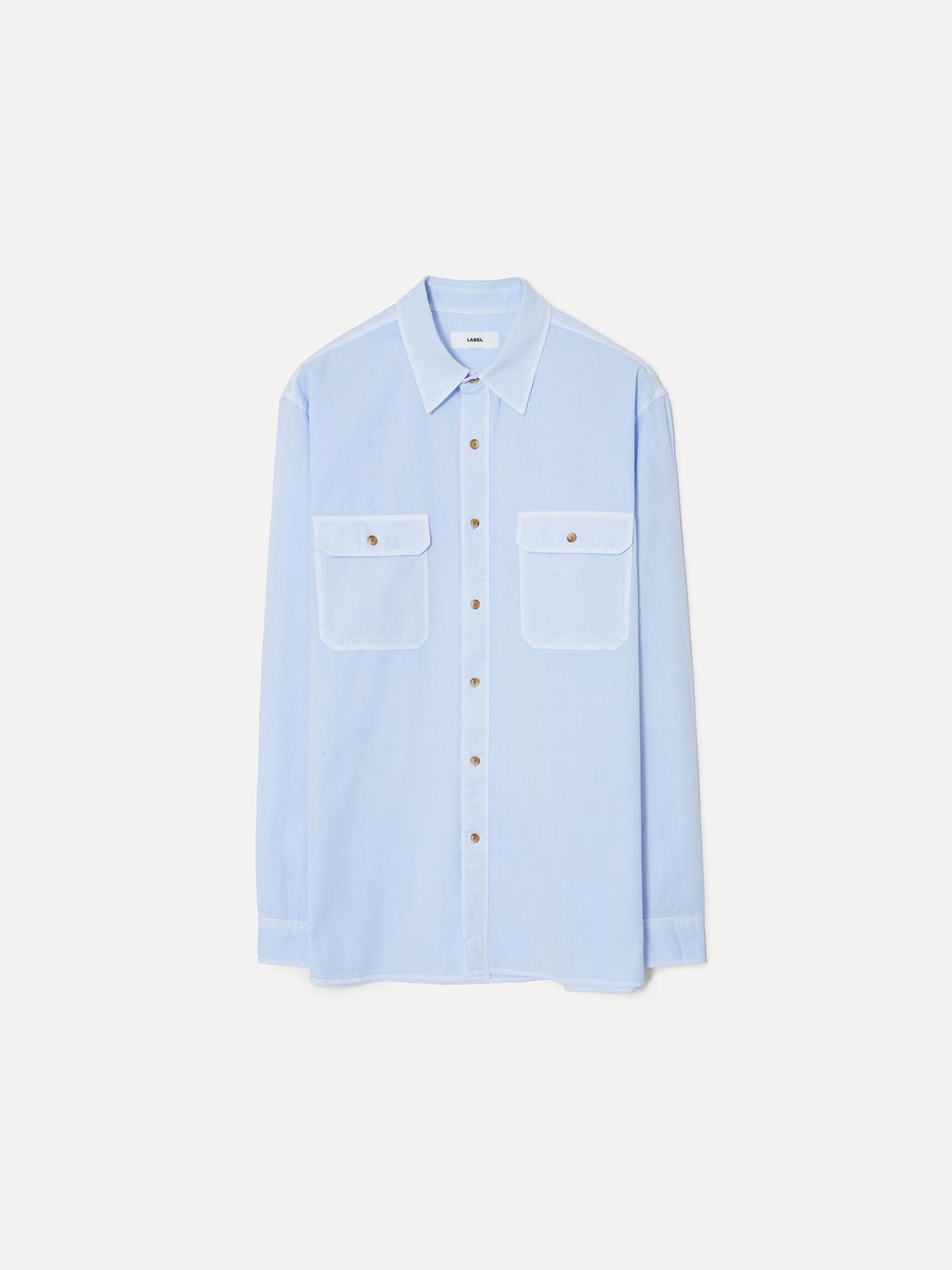 Label Archive W Scott Pigment-Dyed Shirt Skybolt 1