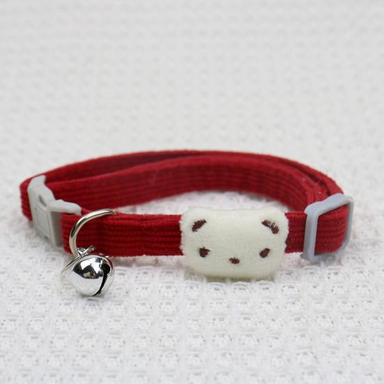 Hundehalsband Hohe Elastizität Atmungsaktiv mit Glöckchen Mode Welpen Katzen Halsband mit Glöckchen für Kätzchen