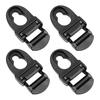 Lot de 4 clips de réparation pour siège de kayak, clips de sécurité pour sangle de siège, accessoires pour kayak, crochets de siège de kayak, loquets de remplacement, connexion sécurisée, boucle à clipser