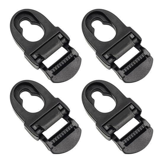 Lot de 4 clips de réparation pour siège de kayak, clips de sécurité pour sangle de siège, accessoires pour kayak, crochets de siège de kayak, loquets de remplacement, connexion sécurisée, boucle à clipser