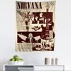 Nirvana Band band rock grande arazzo stampato arte appassionato di musica decorazione per la casa decorazione per la casa di fantascienza