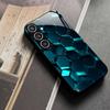 Trend Exquisit Luxus High-End Handyhülle Glas-Handyhülle für Samsung Galaxy S26 S25 S24 S23 S22 S21 FE Ultra Plus Sturzfest