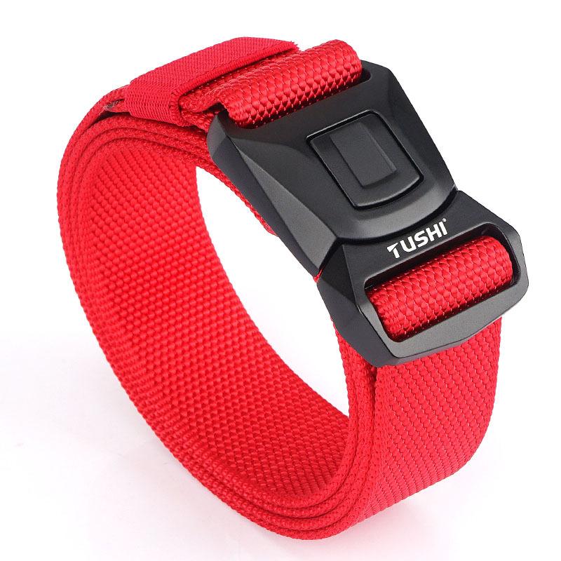 Safety Plug Nylon Waistband MenCSCombat Belt Outdoor Sports Multi-Functional Tactical
