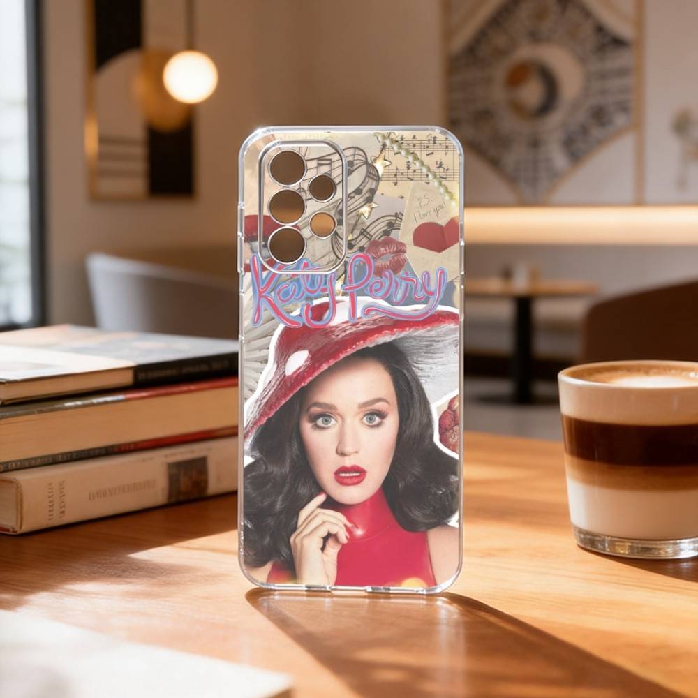 K-Katy Perry Singer Phone Case For Samsung S25,S24,S21,S22,S23,S30,Ultra,S20,Plus,Fe Transparent Cover