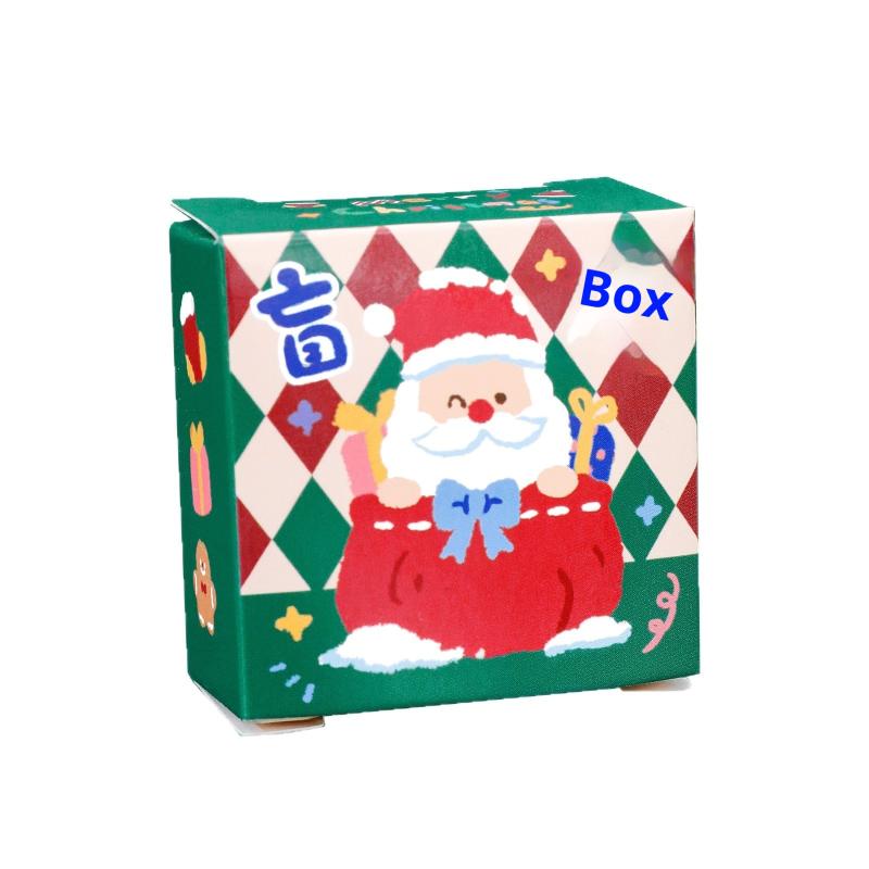 Christmas Blind Keychain Surprise Blind Box Charms Backpack Pendant Christmas Keychains Festive Gift Car Key Chain Accessories