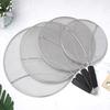 Grease Splatter Guard Stainless Steel Fine Mesh Screen with Easy-Grip Handles Blocks Oil Stains Splash Resistant Cooking Tool