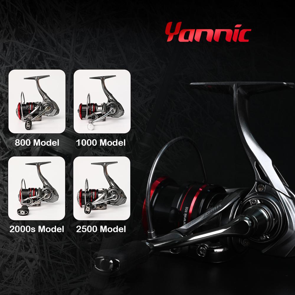 PURELURE Yannic 135g Kołowrotek Spinningowy Włókno Węglowe Lekki Płytka Szpula Kołowrotek Spinningowy Model 1000 2500 Kołowrotek Wędkarski
