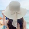 Summer Straw Hat With Wide Brim For Women Sunshade And Casual Outdoor Wear