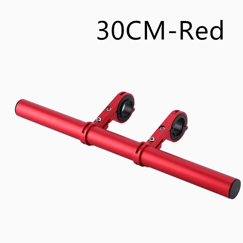 Soporte extendido para manillar de bicicleta de 10/20/30 cm, soporte para faro de bicicleta de montaña, barra extendida, piezas para portaequipajes