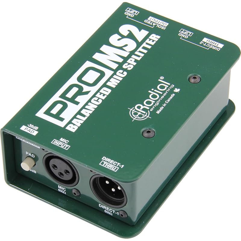 

Radial radial microphone splitter Pro MS2 [Domestic regular imported product]