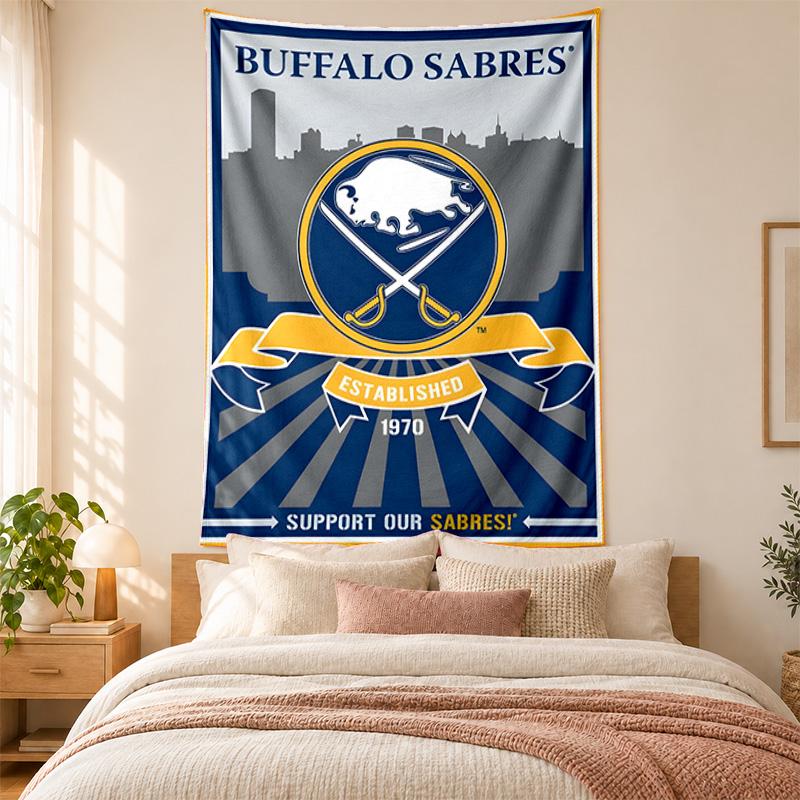 Buffalo Sabres Tapestry highquality for decorating living room bedroom dorm walls ideal as bedroom wallart orholiday gift