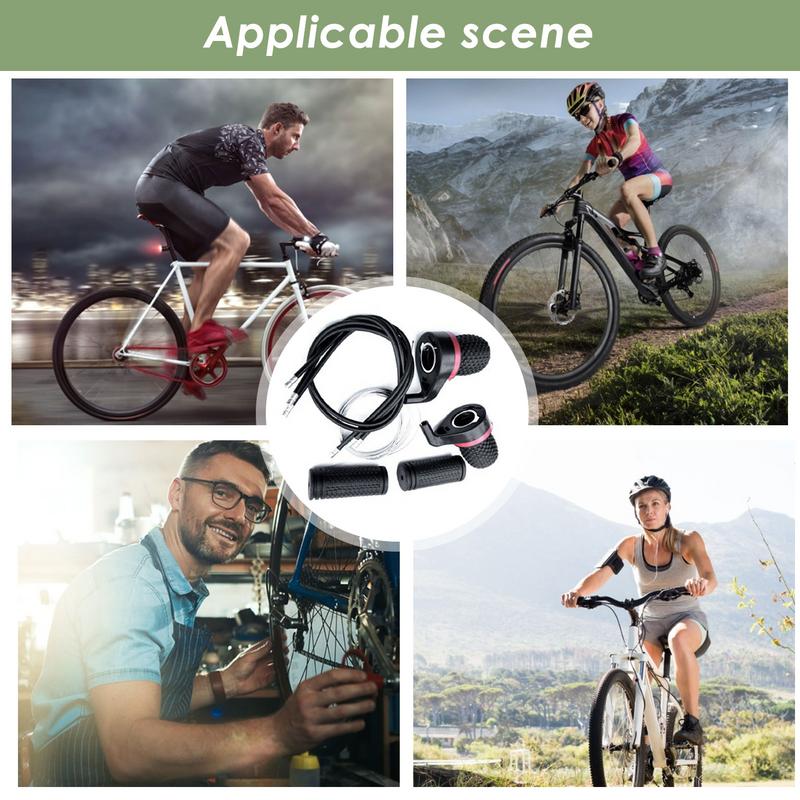 Mountain Bicycle Bike Speed Shifter Shift Derailleur Handle Twist Grip Gear Cycling Speed Control Knob Travel