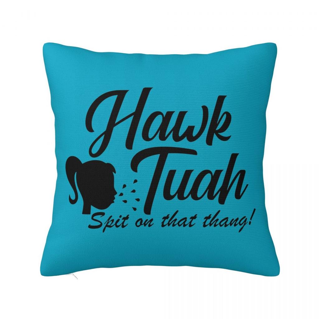 Hawk Tuah 24 Square Pillow Covers Polyester Room Cushion Case Cool Throw Pillow Case 4545