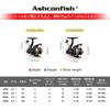 Ashconfish Spinning Reel EVA Handle Knob with PE Suitable for a Wide Range of Including Sea Bass 7+1BB Line,