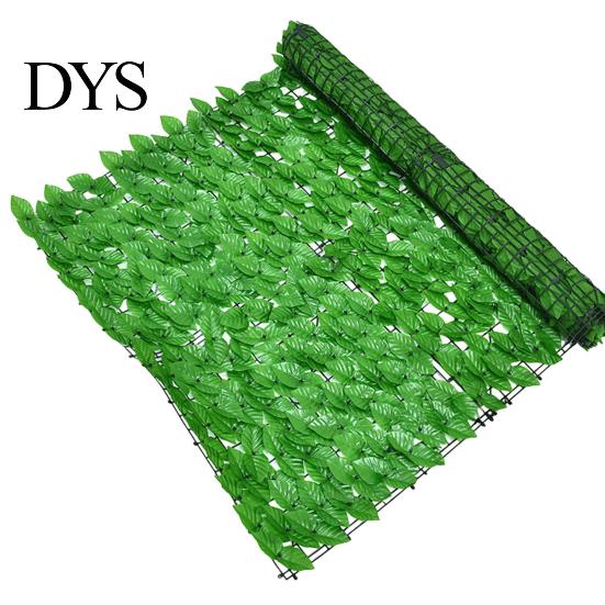 Vibrant Greenery Decoration Artificial Hedge Leaves Faux Ivy Grass Wall Backdrop UV-resistant UV-coated Foliage Decor for Balcony Privacy Garden Patio