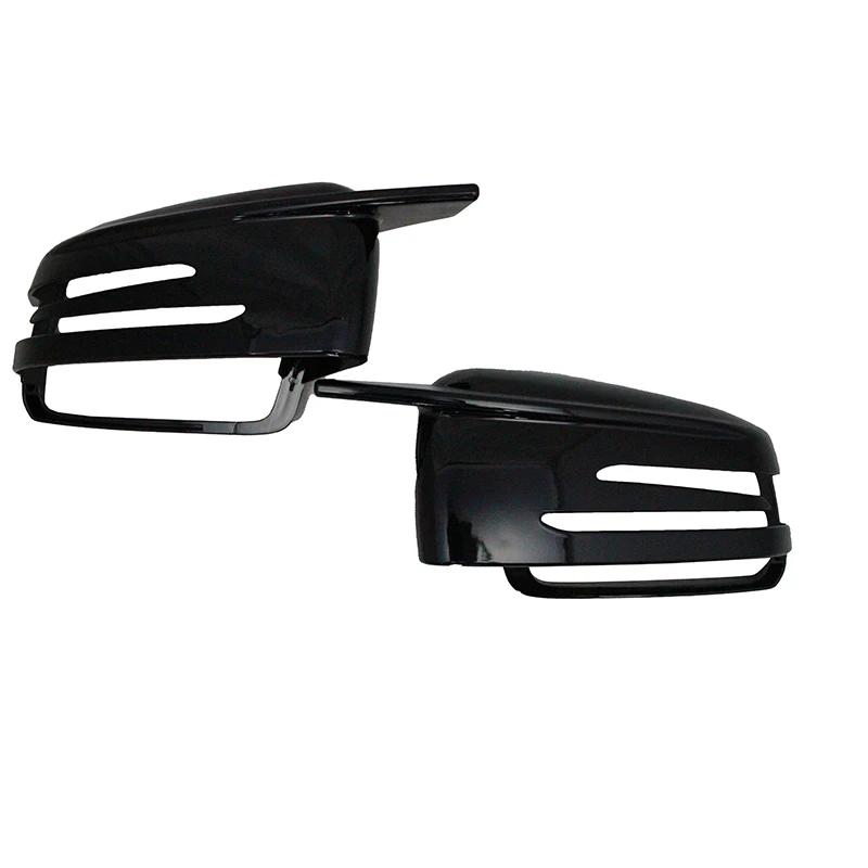 

For Mercedes Benz W176 W246 W212 W204 C117 X156 X204 W221 C218 A B C E S CLA GLA GLK Class Side Mirror Cap Covers Black Replace