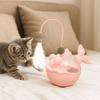 Tumbler Cat Leakage Food Toy Fish Shape Interactive Cat Toy Pet Puzzle Toy  Playing Entertainment