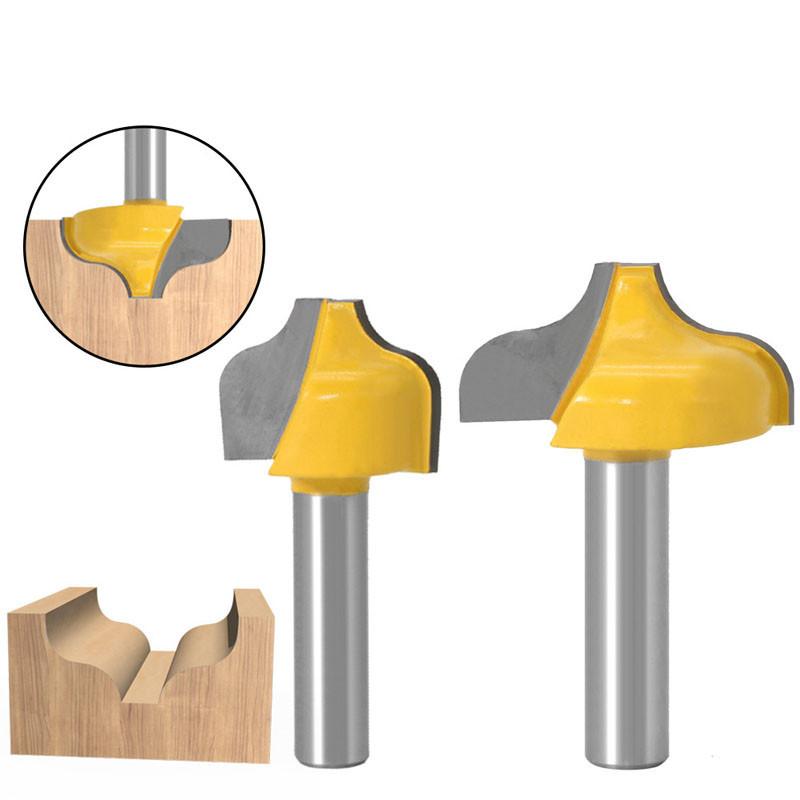 1/2 peças 8mm Shank Schaft Ogee Slotting faca Nut Milling Cutter Carving Router Bits para ferramenta de madeira Marcenaria