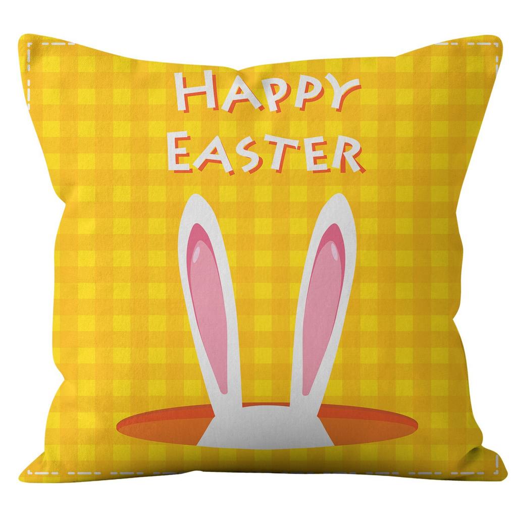 Easter Bunny Pillow Cover Home Pillow Cover