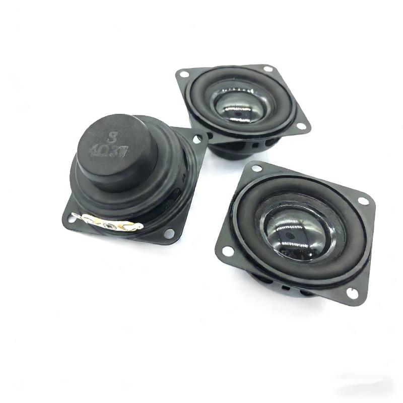 3W 4 Euro 40mm Internal Magnetic Speaker 16 Core Square Assembly Perfect for Portable Bluetooth Loudspeaker and Custom Projects